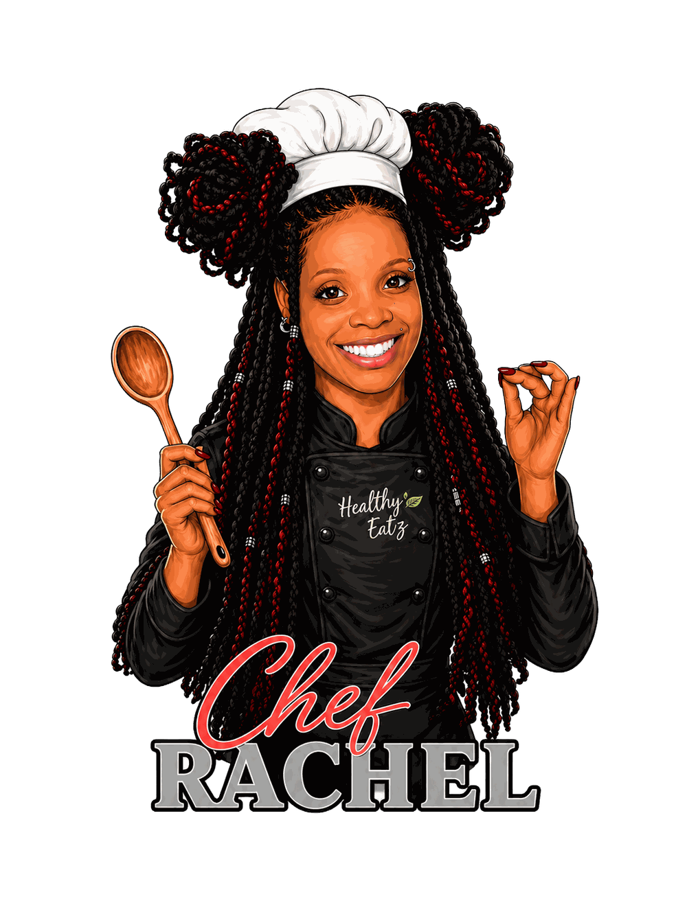 Chef Rachel, owner of Healthy Eatz Cafe