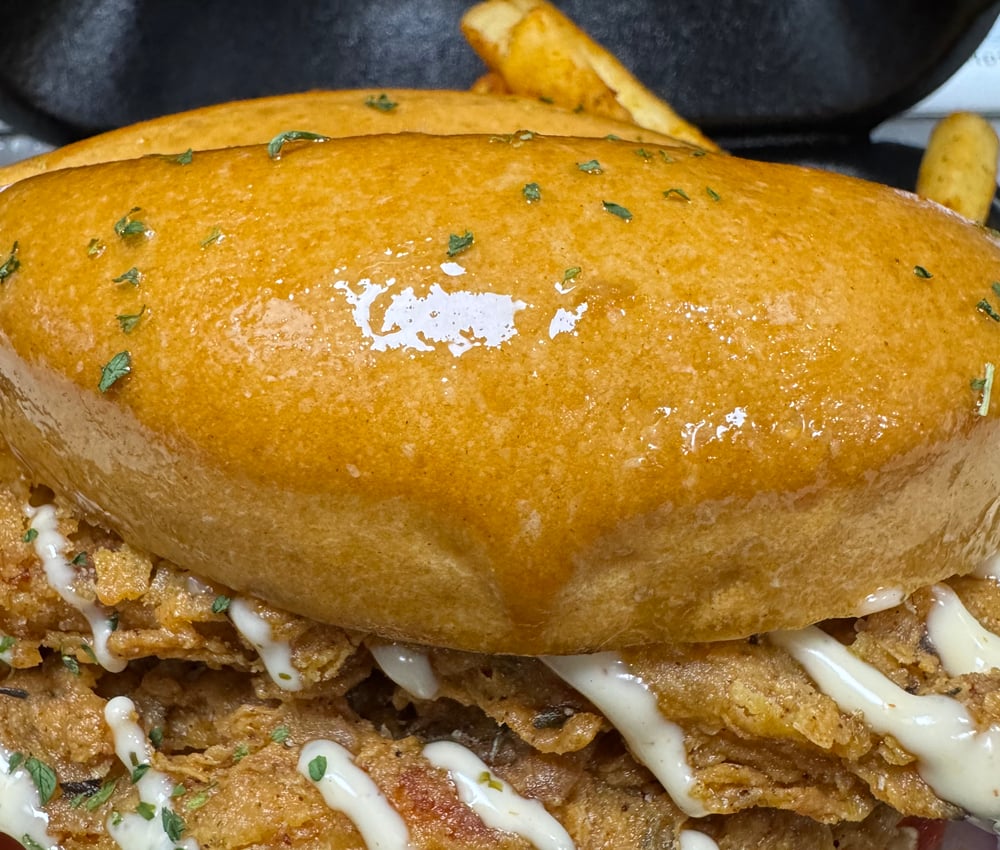 Cajun Oyster Mushroom Burger