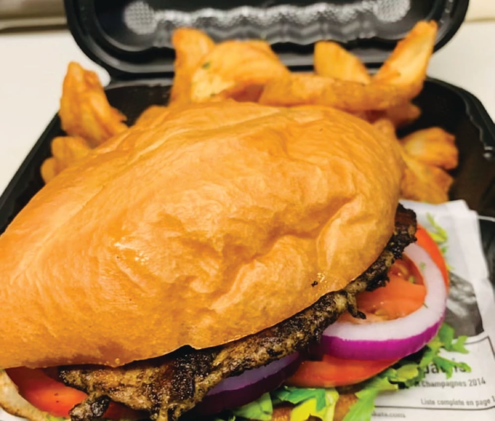 Spicy Caribbean Chk'n Burger