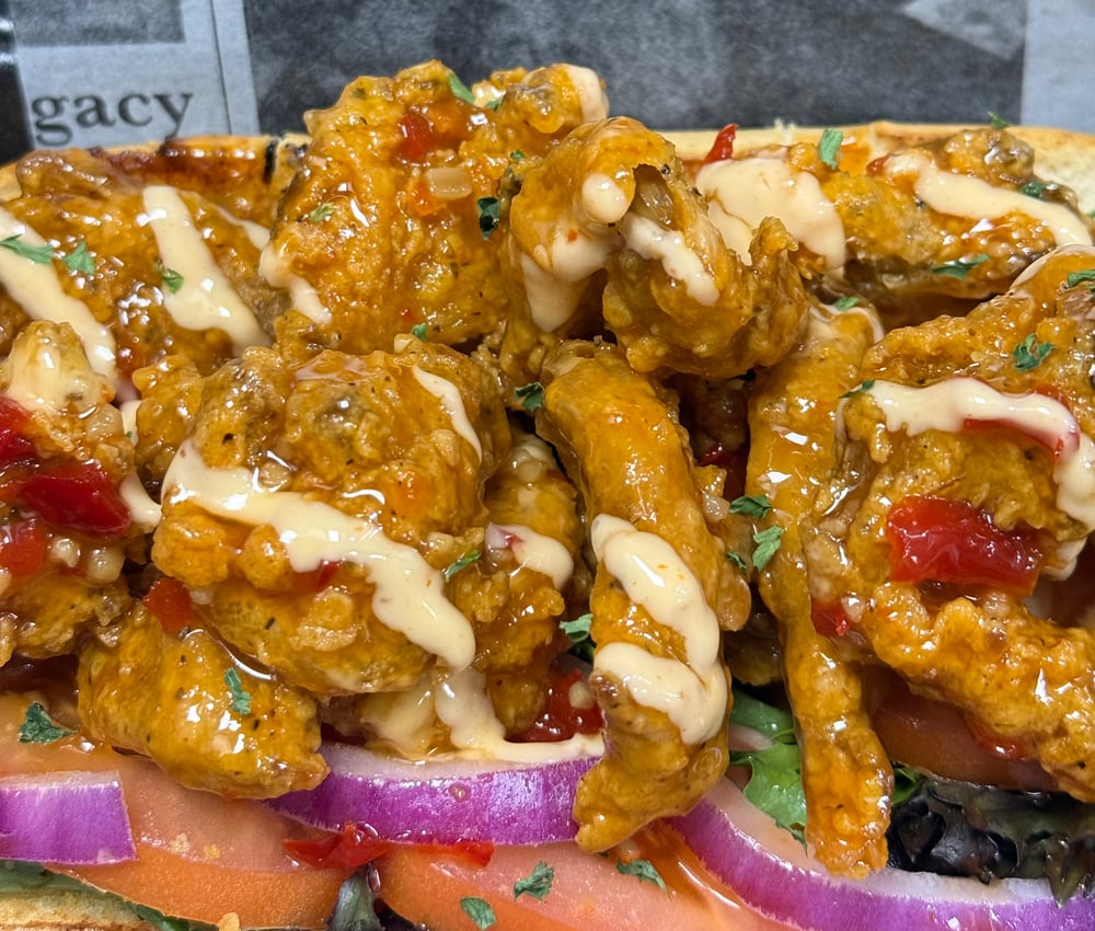 Sweet Thai Oyster Mushroom Hoagie